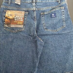 RK Brand Blue Denim Mens Relaxed Fit Short